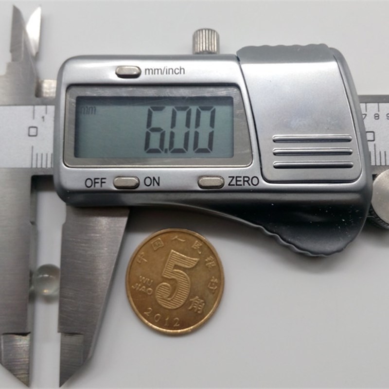 吉启高精密度6mm防沸实心透明玻璃圆珠转盘支承滑轨轴承弹珠