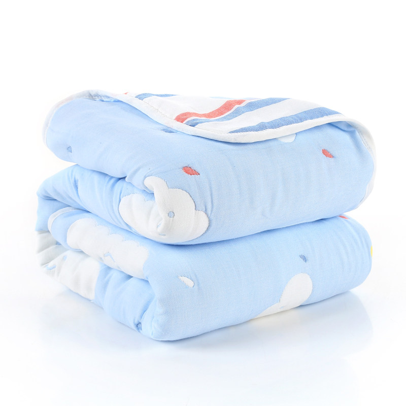 10层秋冬加厚儿童棉被宝宝抱被纱布柔软盖毯2斤加大1.2*1.5米,婴童用品,被子,淘宝优惠券,粉丝福利购,淘宝优惠卷