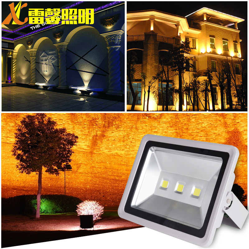 外墙射灯led投射灯室外广告招牌灯户外防水泛光灯照树灯草坪射灯
