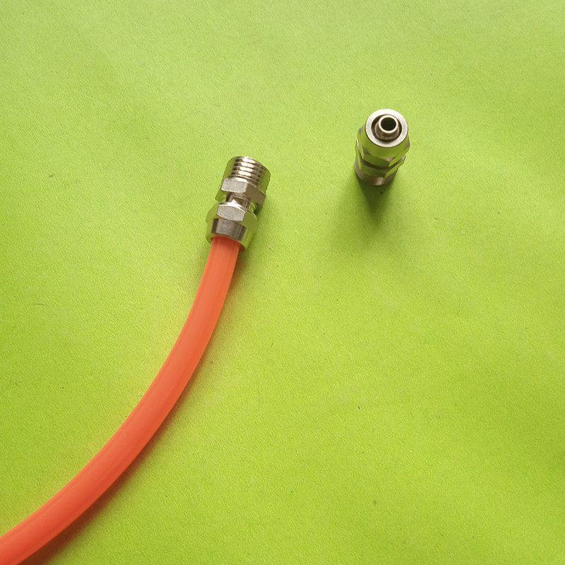 气动配件快速接头 外螺纹PC8-02直通4-M5/6-01/8/10/12mm气管快拧