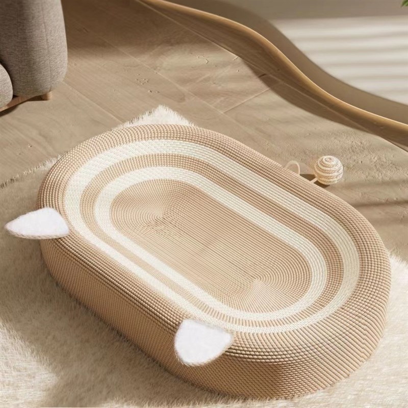 耐磨猫抓板剑麻编织猫窝猫爪板两用抓不烂磨爪神器耐抓不掉屑通用