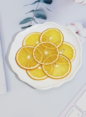 压花橙子片DIY滴胶手机壳杯垫