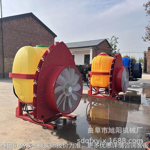 600升自走式风送打药机果树园林杀虫高压喷雾机四轮车悬挂喷药机