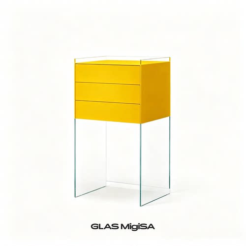 GLASMIGISA玻璃角柜悬浮柜斗柜