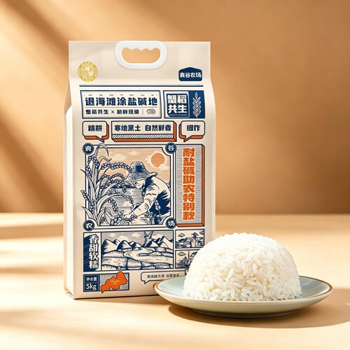 袁谷耐盐碱助农特别款大米5kg