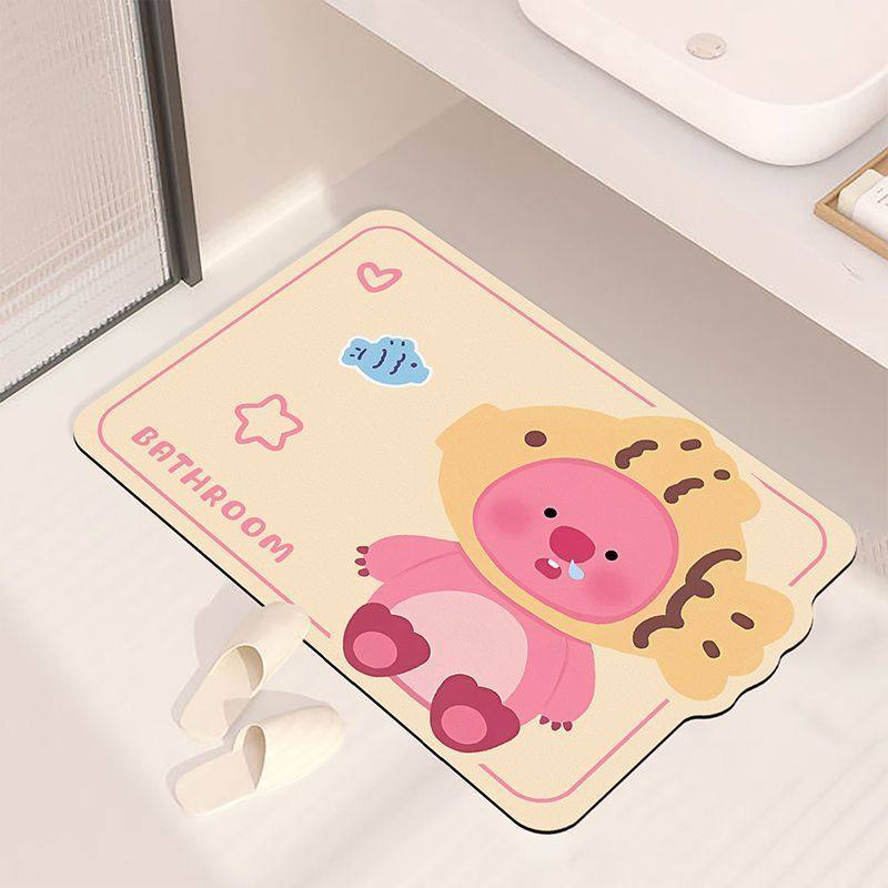 浴室地垫卫生间软硅藻泥厕所洗手间地垫吸水垫洗澡间门口防滑脚垫,居家布艺,地毯,淘宝优惠券,粉丝福利购,淘宝优惠卷
