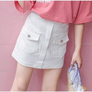中大童包臀裙子洋气百搭牛仔棉A字裙 童装 2025新款 女童半身裙夏装