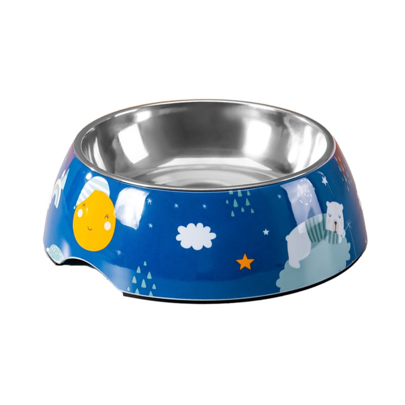 宠物狗碗猫碗狗狗用品泰迪食盆不锈钢单碗狗盆猫盆大型犬防滑耐咬