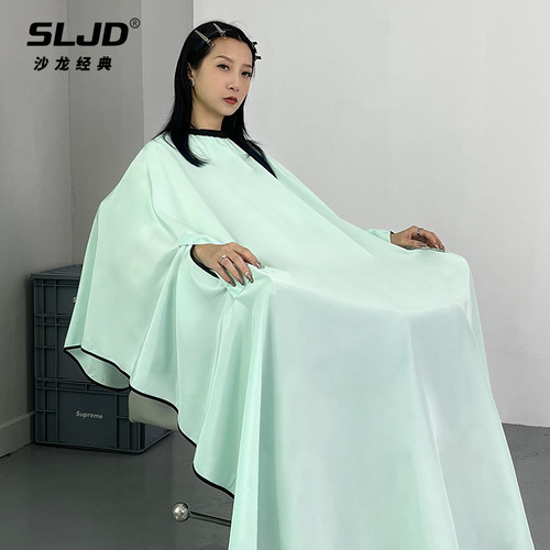 加长网红潮美发围布发廊专用高档理髲店剪头发高档不沾发定制logo