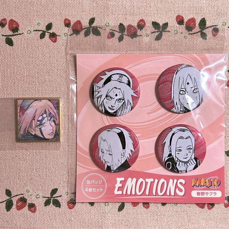 火影忍者春野樱25周年JS闪吧唧个人池徽章周边高颜值周边日谷复刻