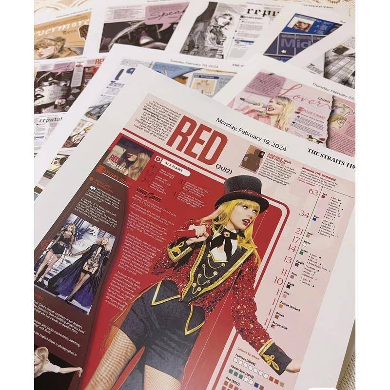 新款霉霉新加坡Taylor泰勒斯威夫特海报收藏纪念歌手明星周边装饰