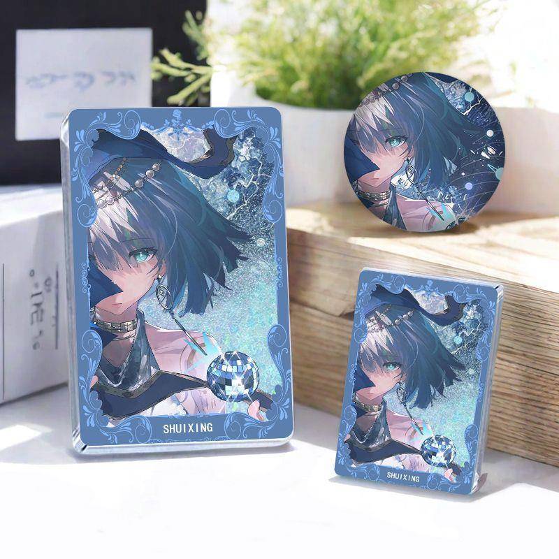 重返未来1999环状水星流沙麻将吧唧收藏亚克力咕卡套装徽章摆件