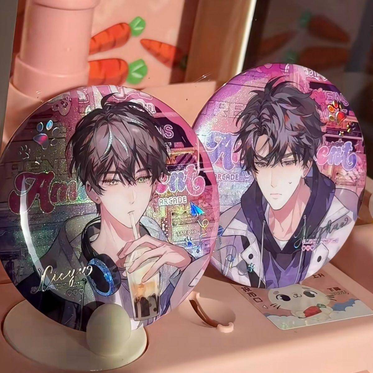 伪装学渣周边贺朝谢俞吧唧可爱高颜值谷子吧唧动漫徽章礼物朋友