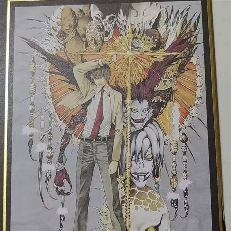 【死亡笔记】 弥海砂misa 月L双人 dn原画展 dn deathnote色纸