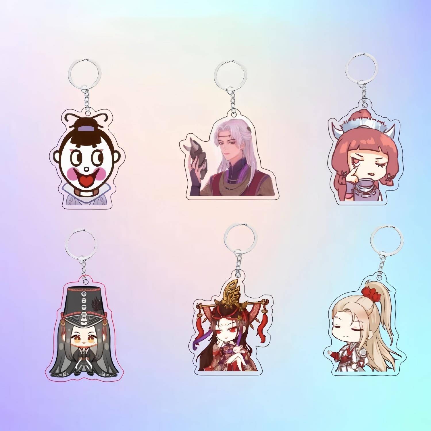 画江湖之不良人周边动漫亚克力钥匙扣Q版旺仔镜心魔书包挂件礼物