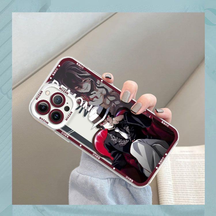 新款鬼灭之刃苹果14手机壳iphone13promax全包12/11硅胶6s/xr/7pl
