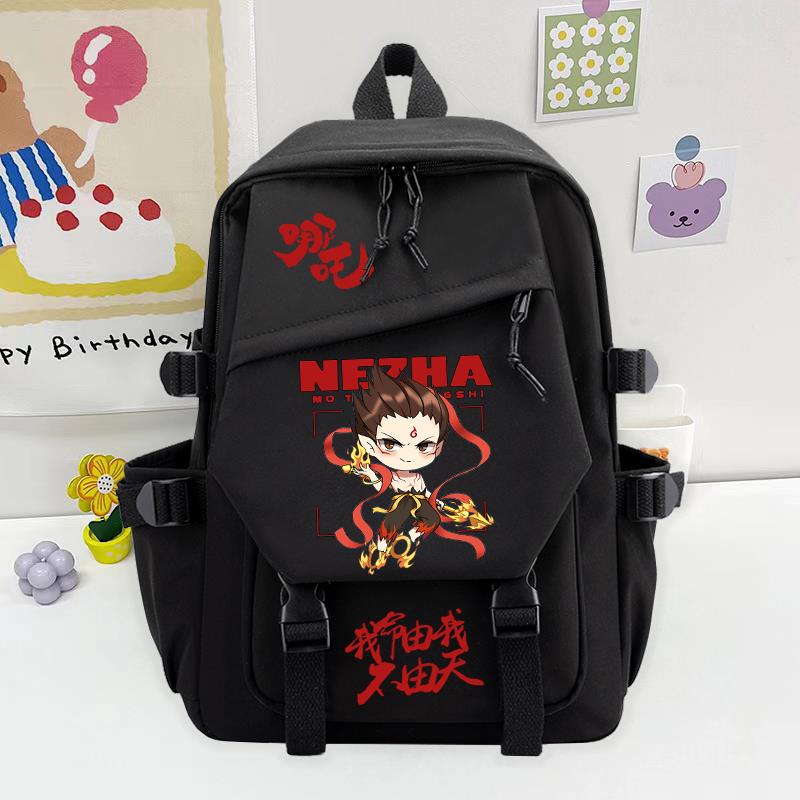 【1229人收藏】哪吒背包简约校园小众书包小学生帅气初中生韩版新