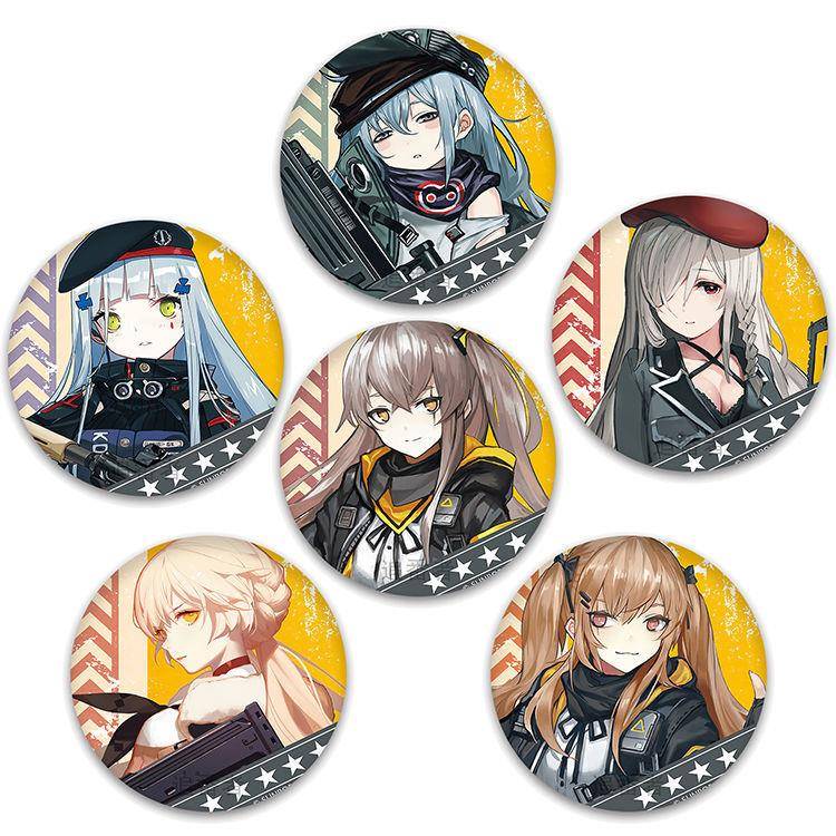 少女前线动漫胸针Gr G36c徽章 少女前线周边吧唧OTs-14胸章COS