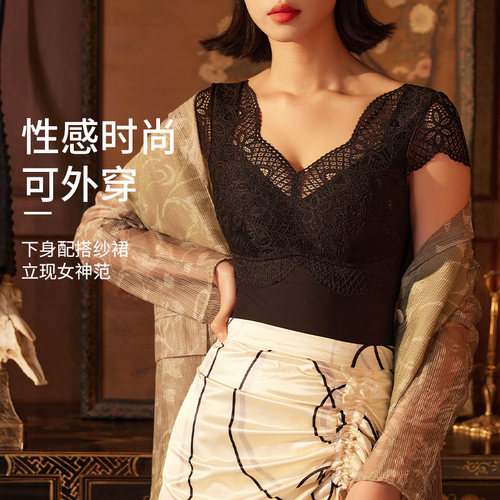 免穿文胸可外穿塑身连体衣+Y2215