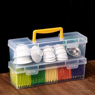 防尘茶具收纳盒家用桌面装放茶杯茶壶工夫茶泡茶工具透明防尘架子