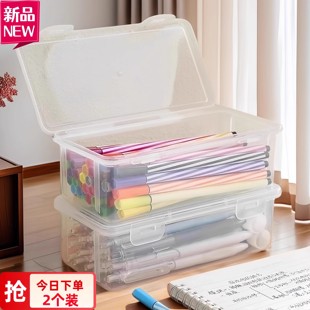 铅笔收纳盒大容量透明文具盒笔筒88vip会员商品实用小商品好物