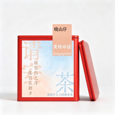 晓山序黄精茶10年生长龄九华黄精茶九蒸九晒多花黄精片茶送礼自饮