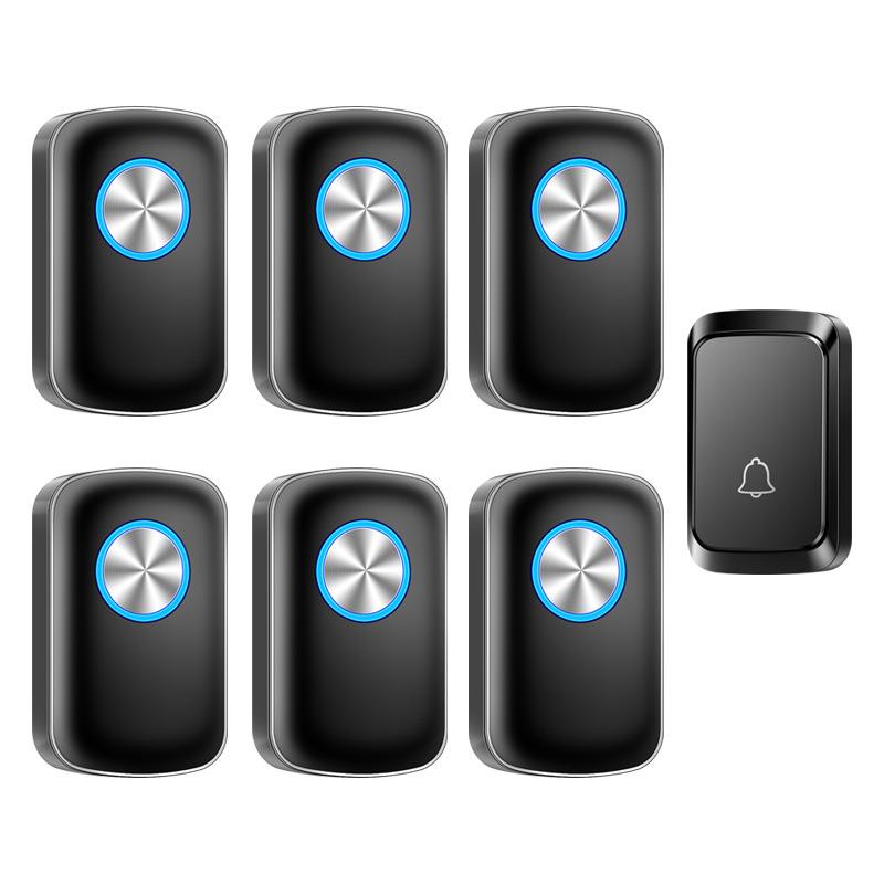 门铃无线家用用电池款直流电全用电池不插电的无线门铃一拖六防水