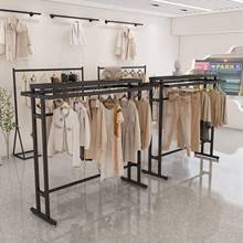 商场服装展示架高档服装挂衣架落地中岛架服装展示架挂衣货架商用