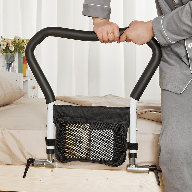 折叠床边扶手老人起身助力辅助器孕妇起床拉手家用床护栏杆免打孔