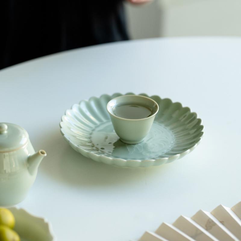 宋青丨菊韵养壶垫干泡台壶承茶垫茶壶垫茶杯垫托茶具配件用品茶承
