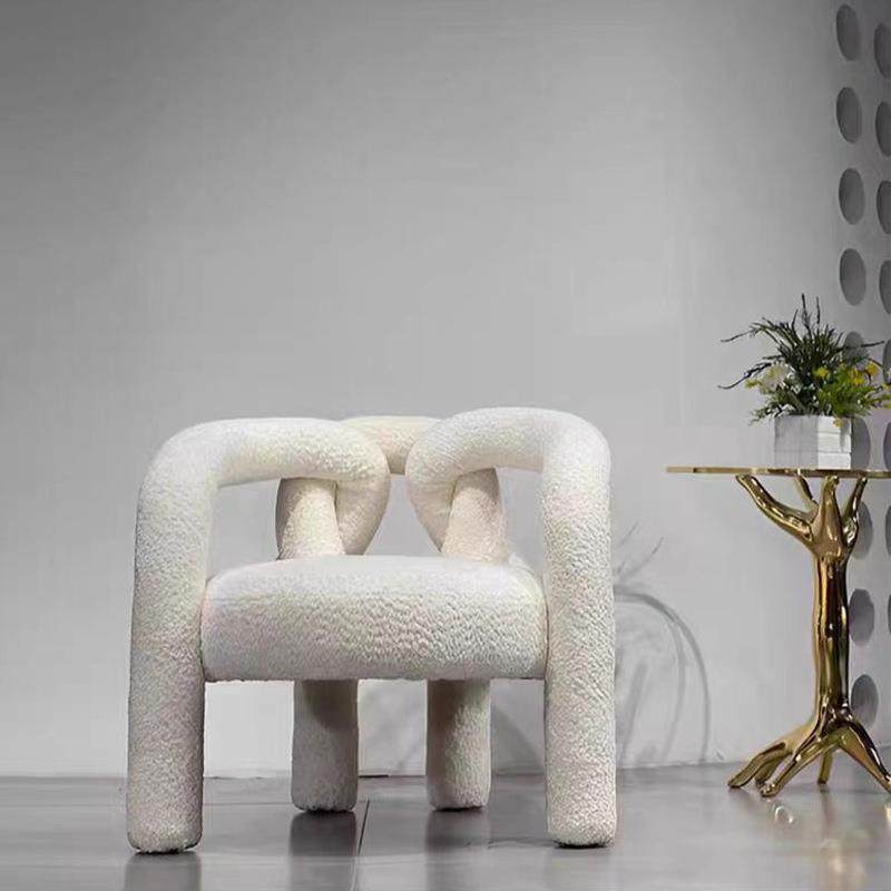 轻奢设计师创意绳结椅客厅休闲椅现代奶油风麻花椅卧室梳妆椅,基础建材,脚轮/万向轮,淘宝优惠券,粉丝福利购,淘宝优惠卷