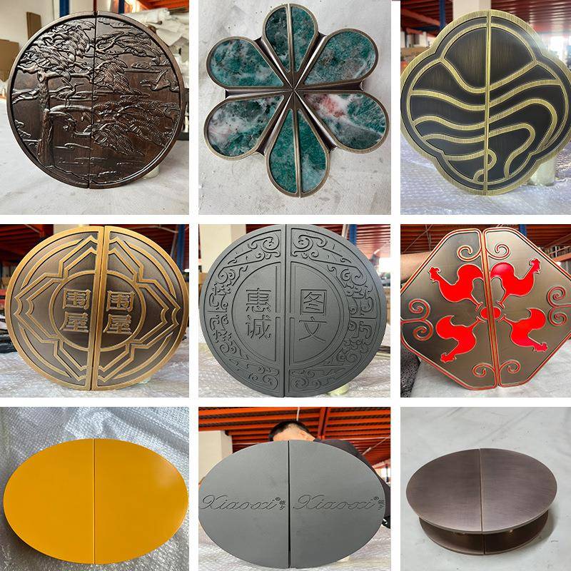 高端中式仿古铜拉手红古铜雕刻门把手祥云实木玻璃门大门拉手