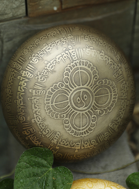 颂钵尼泊尔手工瑜伽冥想钵采耳SPA铜磬钵盂静心佛音碗梵音钵摆件