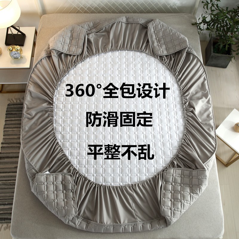 床笠薄垫专用单件夹棉床罩5/10cm棕垫乳胶床垫套防滑席梦思保护套
