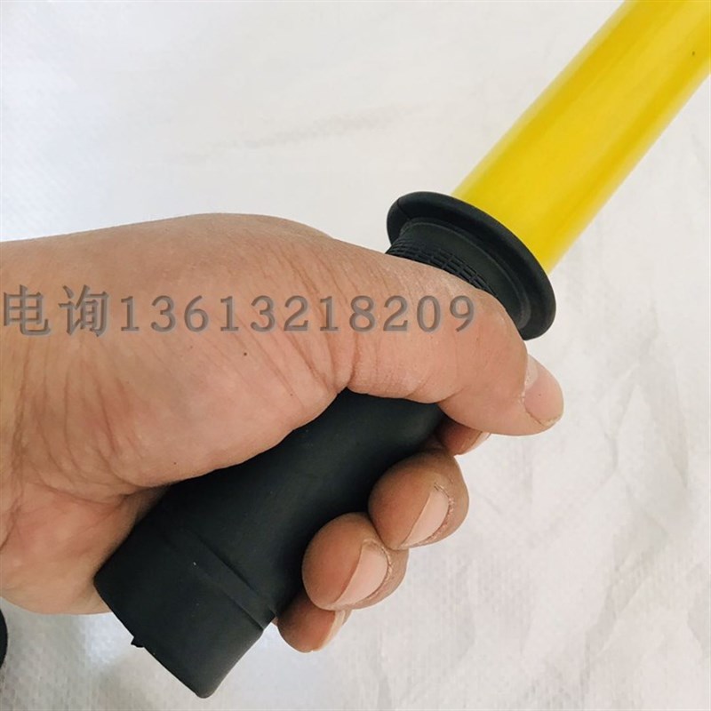 橡胶把手绝缘把套32mm绝缘杆手柄接地棒把套验电器把手小推车把橡