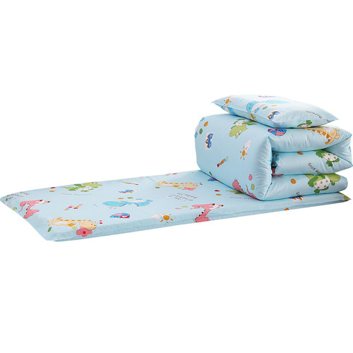 幼儿园被子三件套纯棉儿童被褥宝宝被套午睡六件套婴儿床品含芯冬