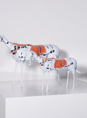 新中式家居软装创意马工艺品摆件售楼处样板间装饰品电视柜客厅