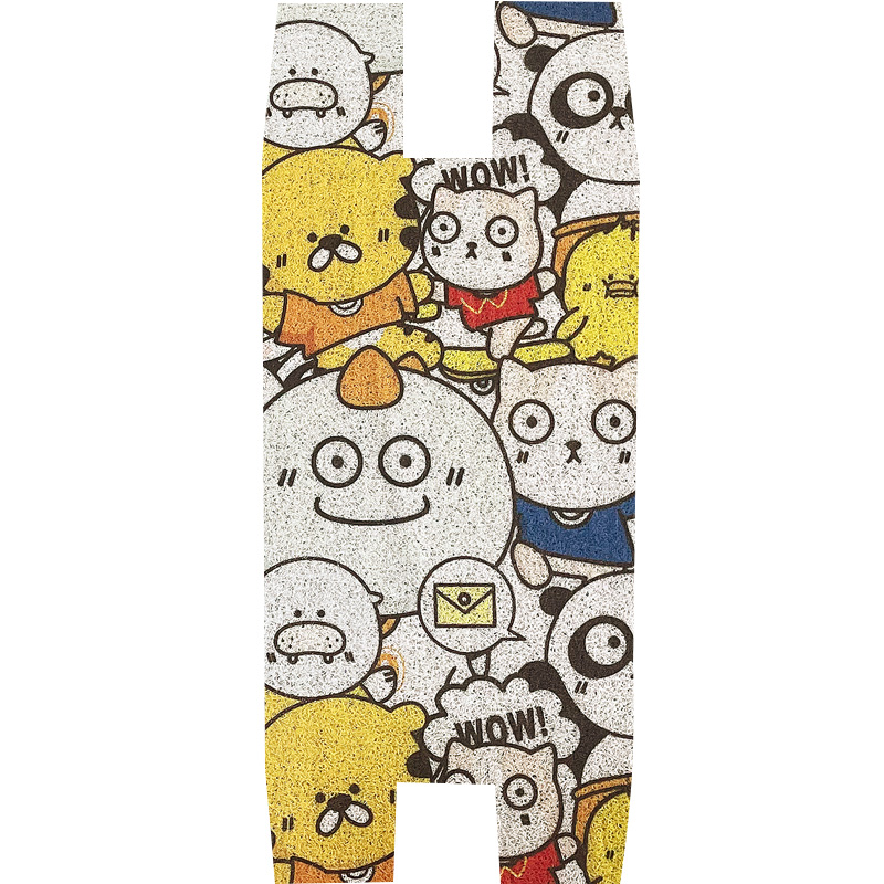 适用于希洛普滑板车Q8踏板垫阿尔郎揽胜英格威防水电动车橡胶脚垫