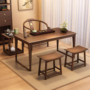2025新款阳台小茶桌椅组合实木茶台客厅家用茶具泡茶一体功夫茶几