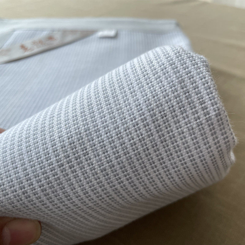 老粗布凉席床单三件套家用亚麻夏天床上两用夏季软席子可水洗折叠