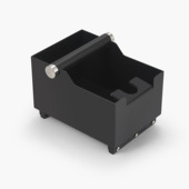 不锈钢敲渣盒压粉敲渣两用废渣盒可拆粉渣槽家用咖啡配件咖啡渣桶