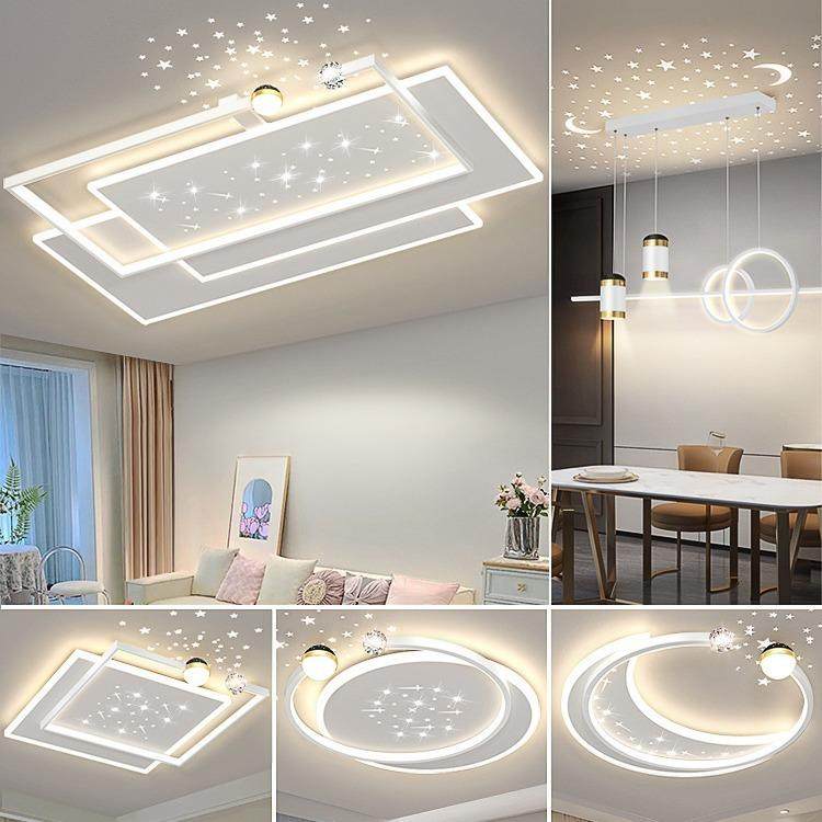 客厅灯2024年新款现代简约大气主卧室中山灯具吸顶灯led超亮大