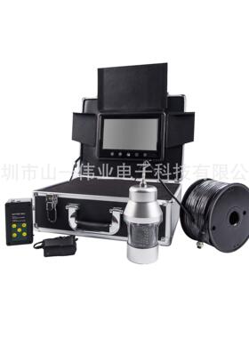 360旋转水下摄像机 养殖监控 水井检测摄像机 F08 36灯可视探鱼器