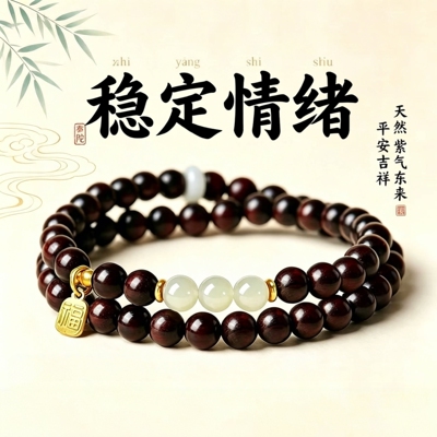 普陀山文创小叶紫檀手串