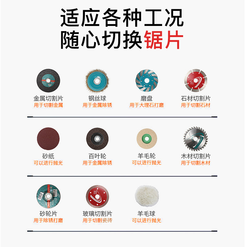 金可曼常青角磨机小型切割机磨光机多功能抛光机家用电动工具,五金/工具,角磨机,淘宝优惠券,粉丝福利购,淘宝优惠卷