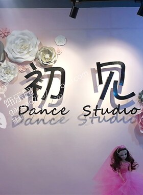 百饰乐园橱窗展示婚礼影楼背景装饰舞台道具Z090大型纸花16朵组合