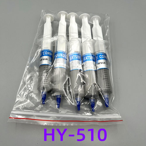 HY-510散热油 大针管装导热硅脂 CPU显卡大功率LED导热膏 30g/支