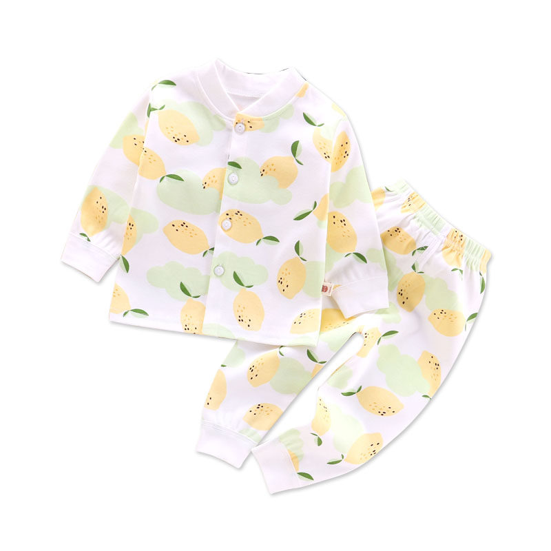 婴儿春夏衣服开衫扣对门家居女男宝宝童内睡秋衣秋裤纯棉打底套装,童装/婴儿装/亲子装,内衣套装,淘宝优惠券,粉丝福利购,淘宝优惠卷