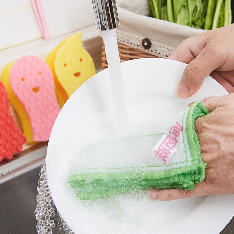 旭包鲜8层抹布5层洗碗布3片装高效厨房清洁用品擦餐桌厨房台面布,家庭/个人清洁工具,抹布,淘宝优惠券,粉丝福利购,淘宝优惠卷