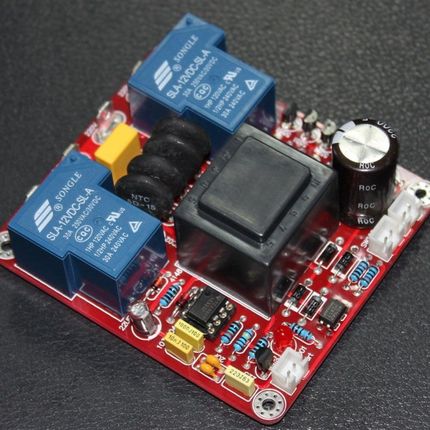 YJ00311-功放电源延时软启动温度保护板